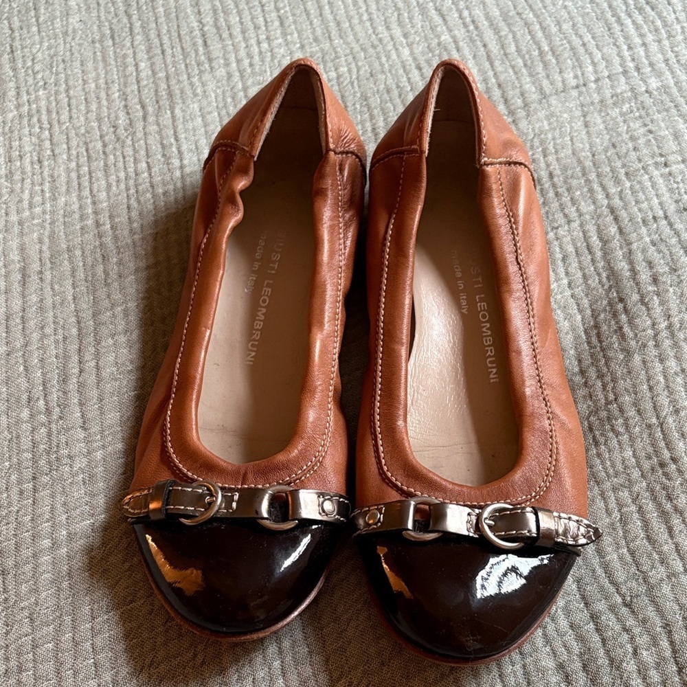 AGL Ballet Leather Flats 6